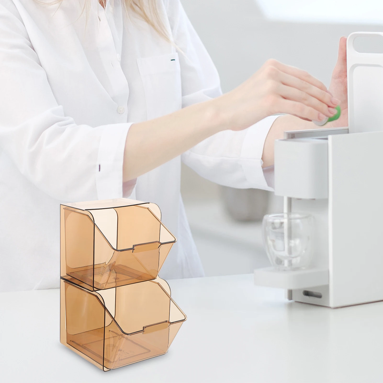 Creative Coffee Capsules Storage Box Tea Bag Organizer Double Layer Coffee Bag Holder Home Office Hotel Sturdy
Creative Coffee Capsules Storage Box Tea Bag Organizer Double Layer Coffee Bag Holder Home Office Hotel Sturdy