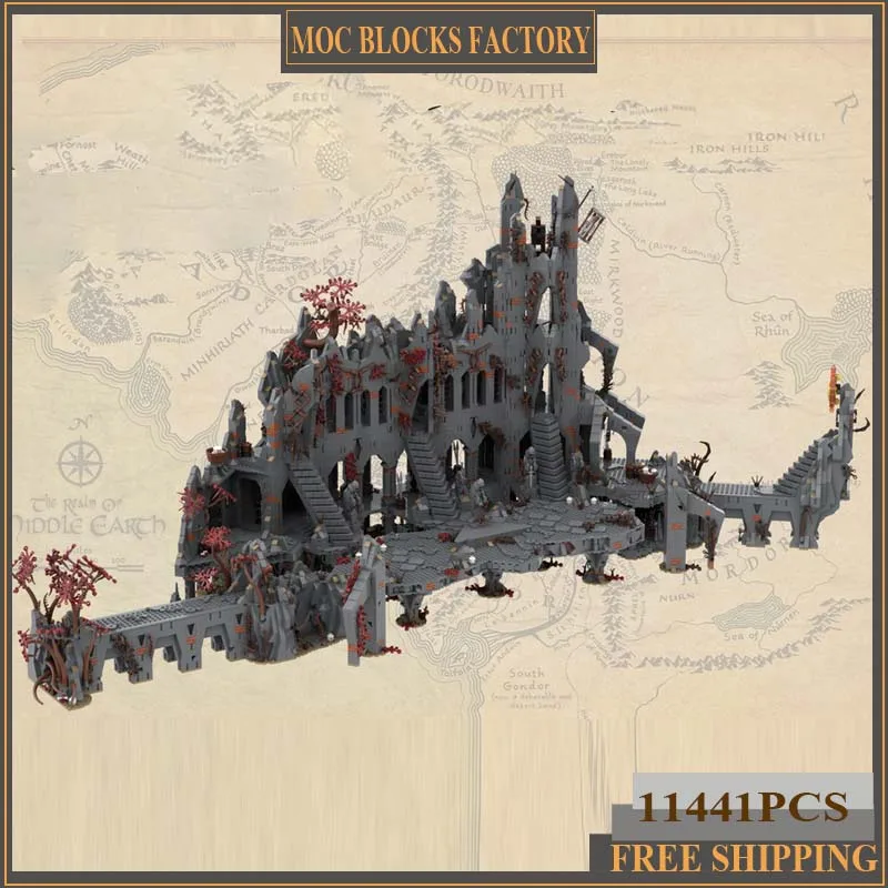 The Rings Movie UCS Dol-Guldur MOC Building Blocks Castle Architecture DIY Assembly Technology Bricks Collection Model Toys Gift
The Rings Movie UCS Dol-Guldur MOC Building Blocks Castle Architecture DIY Assembly Technology Bricks Collection Model Toys Gift