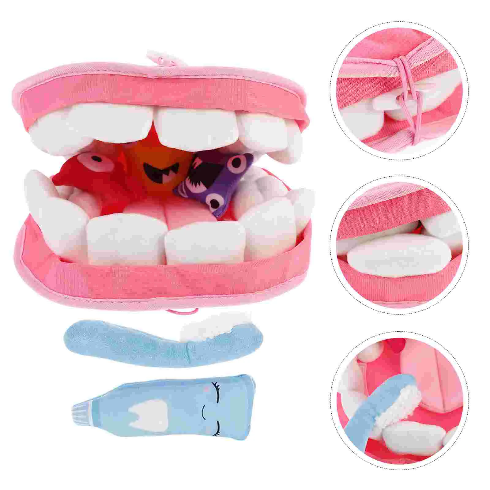 Tooth Toy Plush PP Cotton Educational Plaything Stuffed Toys Polyester Kids Childrens Teeth Puzzle
Tooth Toy Plush PP Cotton Educational Plaything Stuffed Toys Polyester Kids Childrens Teeth Puzzle