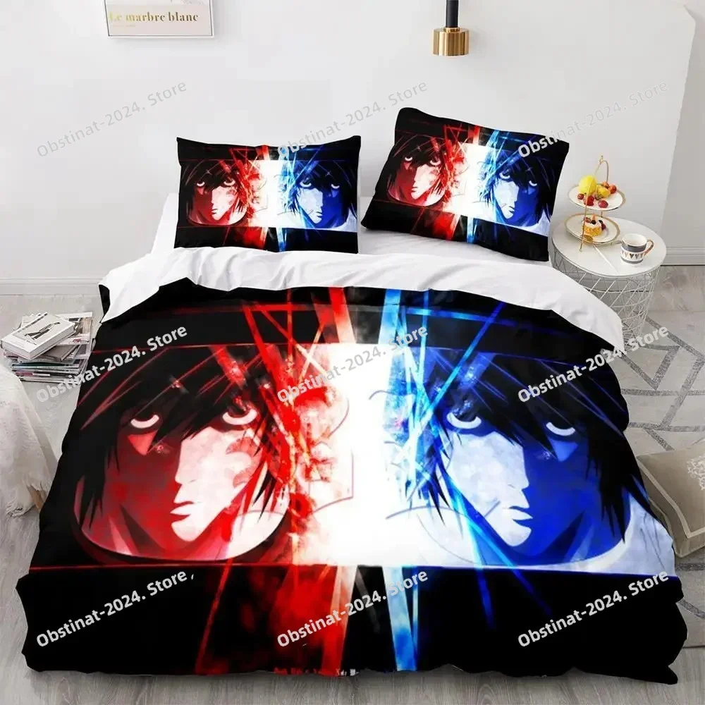 Death Note Bedding Set Printed single Comforter Quilt Bed Duvet Cover Pillow Case 3 Pieces Sets Kids Adult Size Anime Death Note
Death Note Bedding Set Printed single Comforter Quilt Bed Duvet Cover Pillow Case 3 Pieces Sets Kids Adult Size Anime Death Note