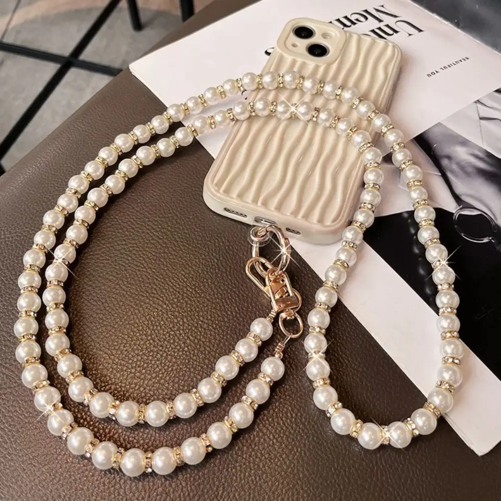 Single Shoulder Pearl Phone Lanyard With Patch Handmade Bead Phone Chain Glitter Anti Drop Cellphone Straps Phone Cases
Single Shoulder Pearl Phone Lanyard With Patch Handmade Bead Phone Chain Glitter Anti Drop Cellphone Straps Phone Cases