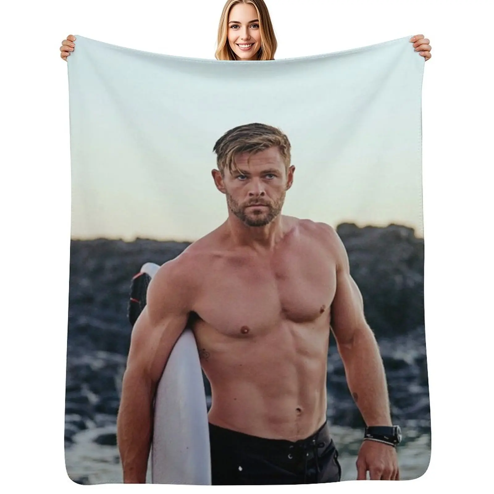 Chris Hemsworth Throw Blanket Color Fast Cozy Throw Blanket
Chris Hemsworth Throw Blanket Color Fast Cozy Throw Blanket