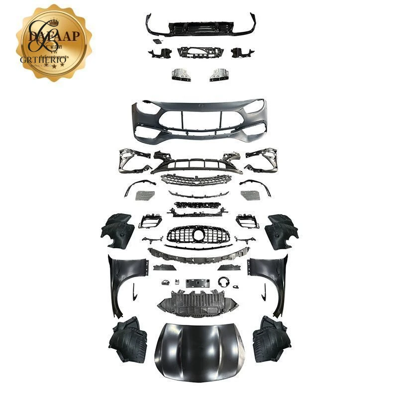 Suitable for Mercedes-Benz E-Class W213 16-20, modified wide-body AMGE63s front bumper, grille, hood, and fender kit
Suitable for Mercedes-Benz E-Class W213 16-20, modified wide-body AMGE63s front bumper, grille, hood, and fender kit