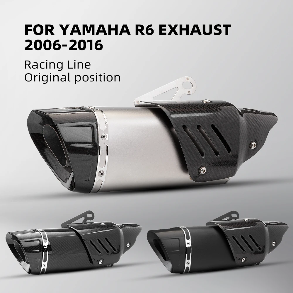 Универсальная выхлопная труба для мотоцикла Z900, Z400, R3, 450SR, 51 мм, полная система, высококачественный хвостовой глушитель из углеродного волокна
Универсальная выхлопная труба для мотоцикла Z900, Z400, R3, 450SR, 51 мм, полная система, высококачественный хвостовой глушитель из углеродного волокна