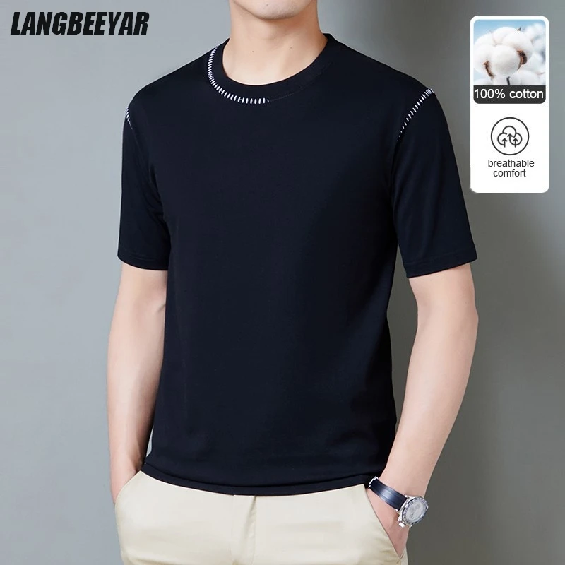 Высший класс, 100% тяжелый длинноволокнистый хлопок, летние брендовые топы, мужские футболки, новинка 2025 года, повседневная классическая модная мужская одежда с короткими рукавами
Высший класс, 100% тяжелый длинноволокнистый хлопок, летние брендовые топы, мужские футболки, новинка 2025 года, повседневная классическая модная мужская одежда с короткими рукавами