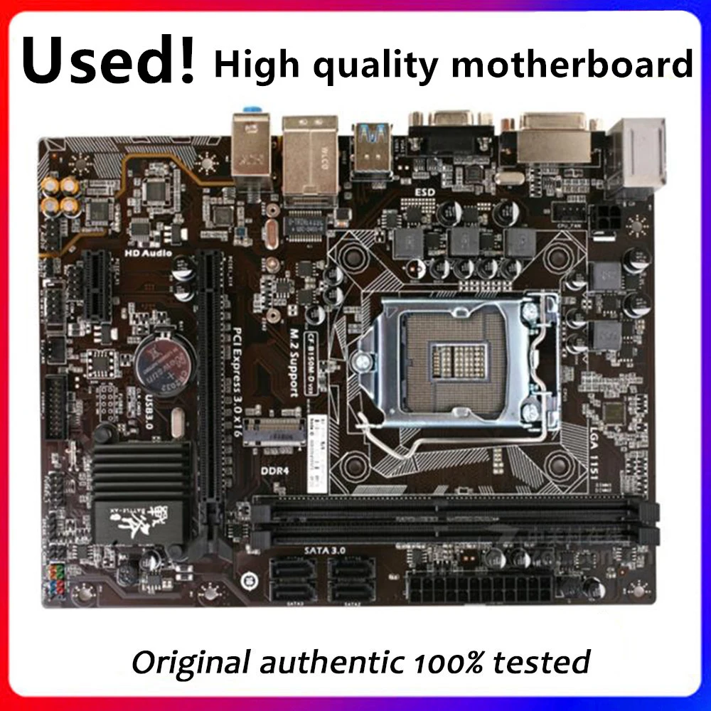 For Colorful C.B150M-D V23 B150M-D Desktop Motherboard For Intel B150 B150M DDR4 LGA 1151 Original Desktop Used Mainboard
For Colorful C.B150M-D V23 B150M-D Desktop Motherboard For Intel B150 B150M DDR4 LGA 1151 Original Desktop Used Mainboard