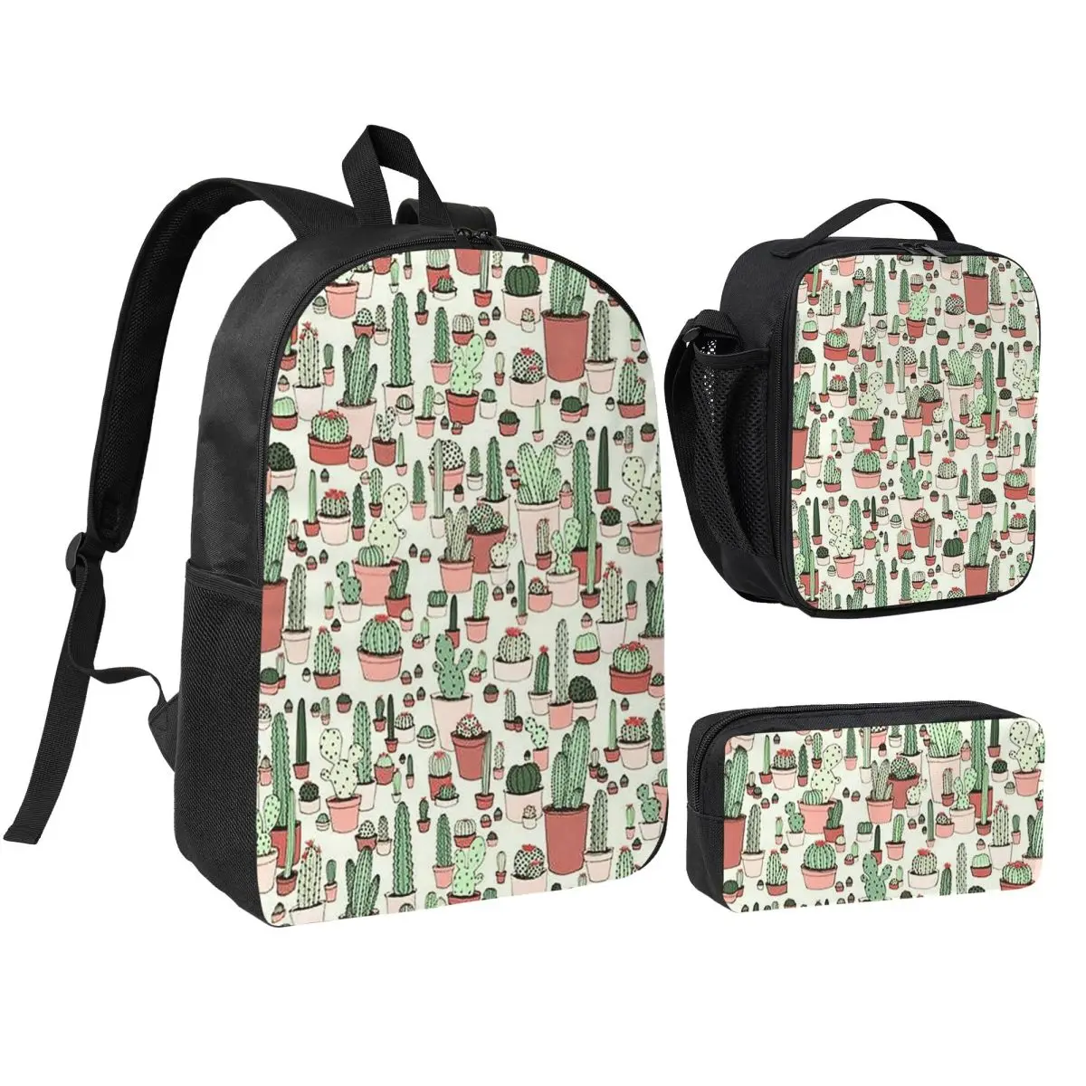 Case Cactus Backpack Student BookBag School Bag Shoulder Bags 3ps Insulated Lunch Bag Pencil Case
Case Cactus Backpack Student BookBag School Bag Shoulder Bags 3ps Insulated Lunch Bag Pencil Case