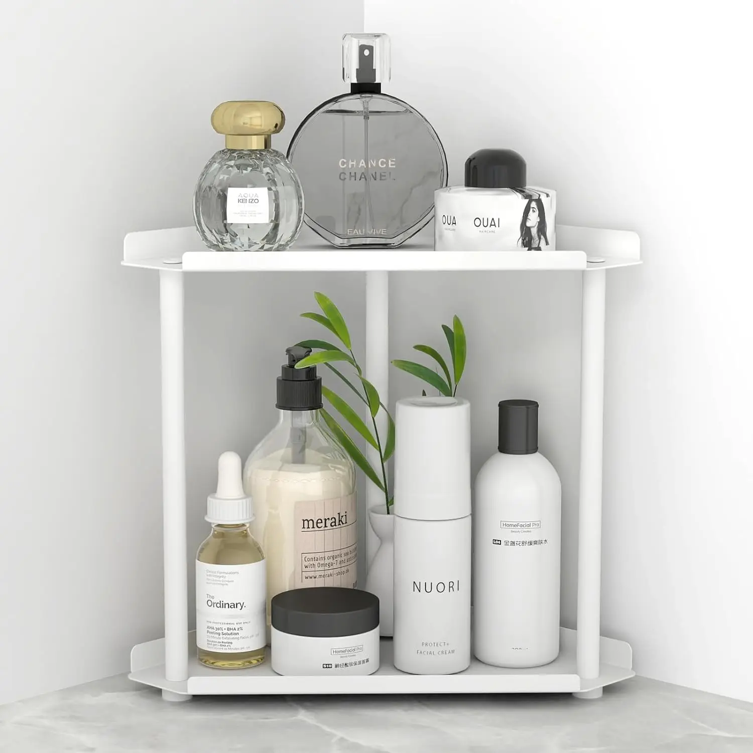 Corner Bathroom Counter Organizer, Countertop Storage Shelf for Bath, Kitchen, Living Room, Bedroom
Corner Bathroom Counter Organizer, Countertop Storage Shelf for Bath, Kitchen, Living Room, Bedroom