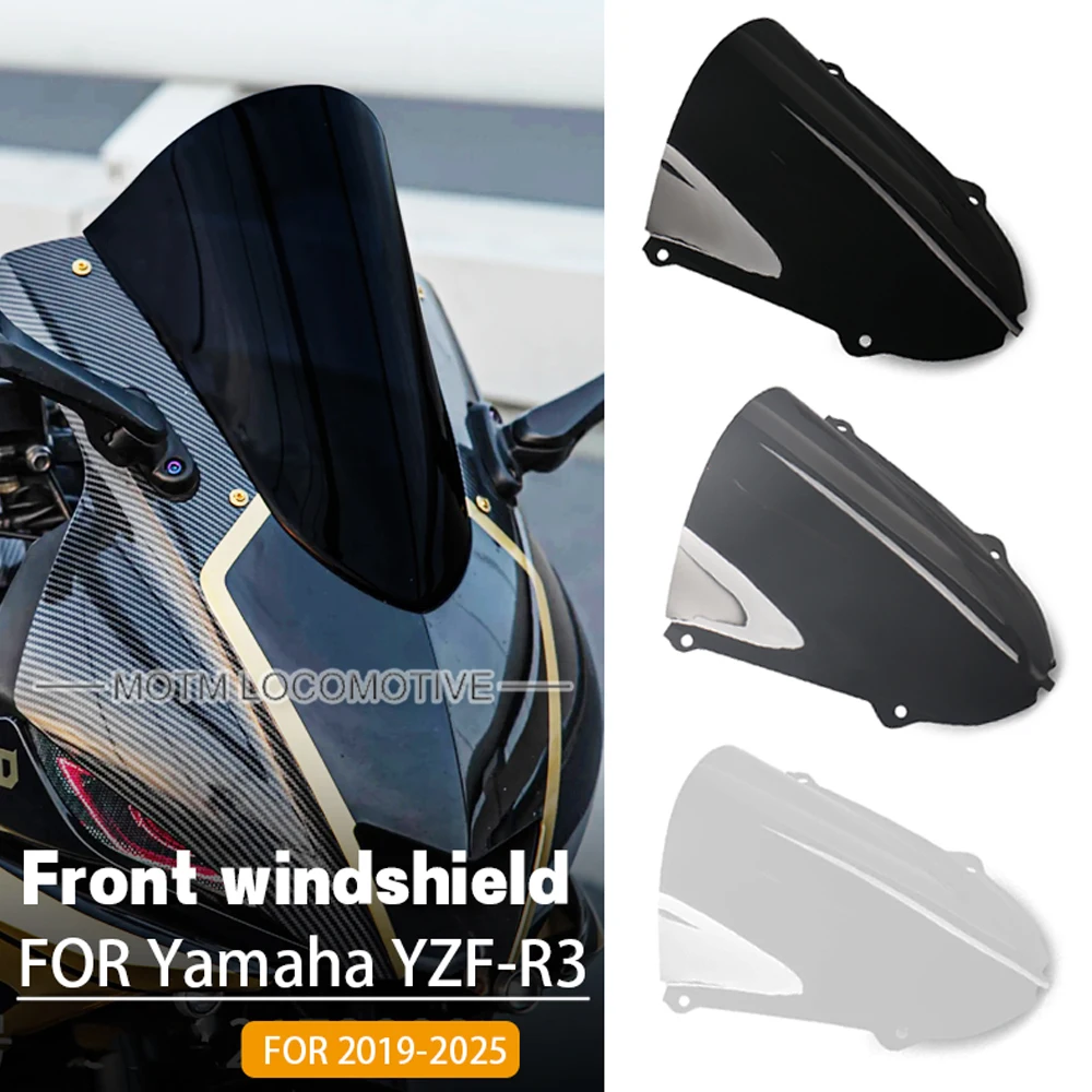 Ветровое стекло для Yamaha YZF-R3, модификация, передний дефлектор, для 2019-2025 годов
Ветровое стекло для Yamaha YZF-R3, модификация, передний дефлектор, для 2019-2025 годов
