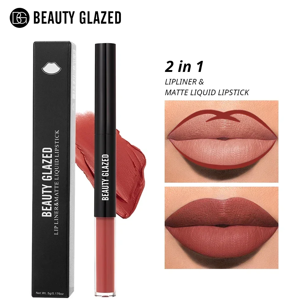Beauty Glazed 2 In 1 Matte Lipliner Long-Lasting Lipstick Waterproof High Pigment Matte Lip Makeup
Beauty Glazed 2 In 1 Matte Lipliner Long-Lasting Lipstick Waterproof High Pigment Matte Lip Makeup
