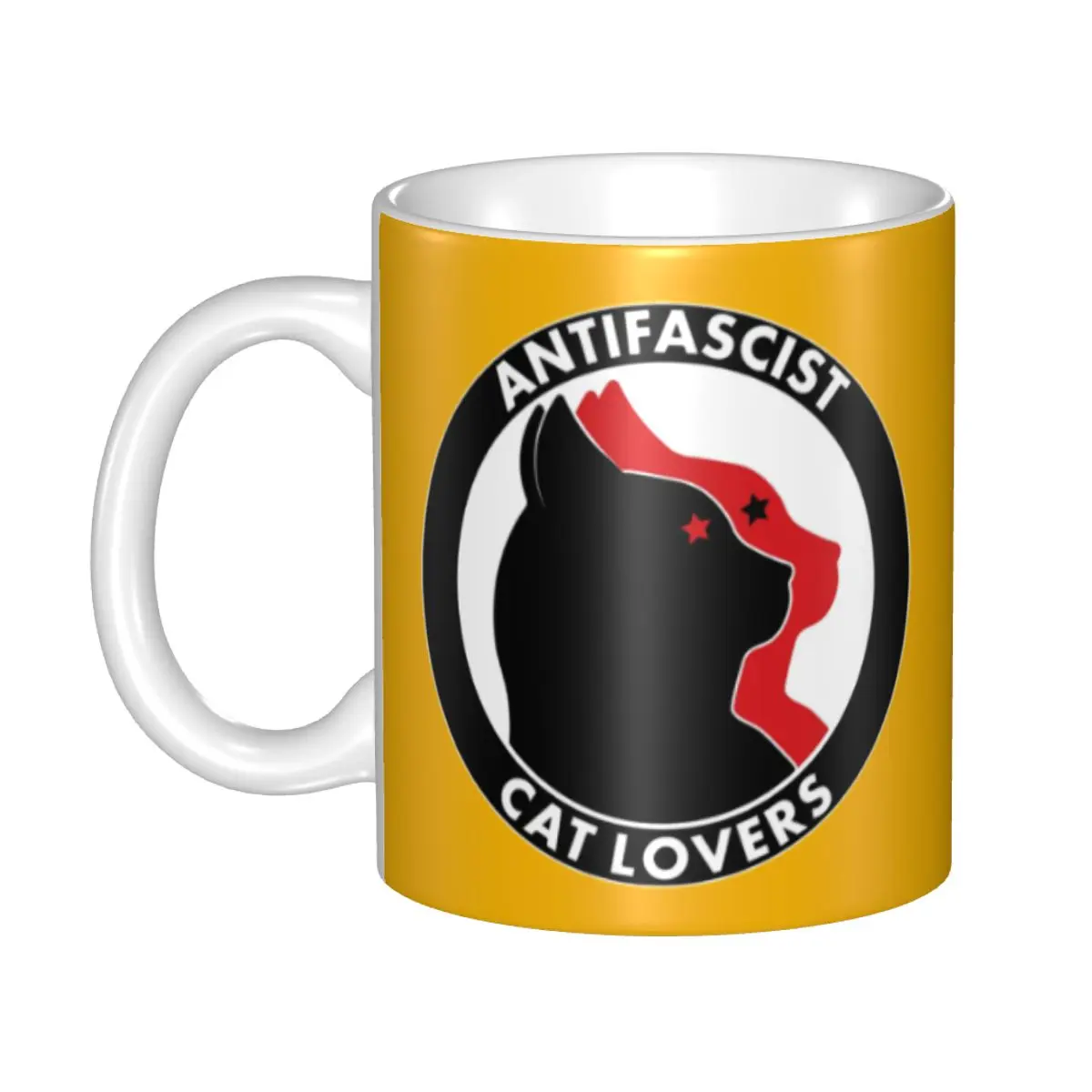 Antifascist Cat Lovers Coffee Mugs DIY Custom Antifa Ceramic Milk Tea Mug Cup
Antifascist Cat Lovers Coffee Mugs DIY Custom Antifa Ceramic Milk Tea Mug Cup