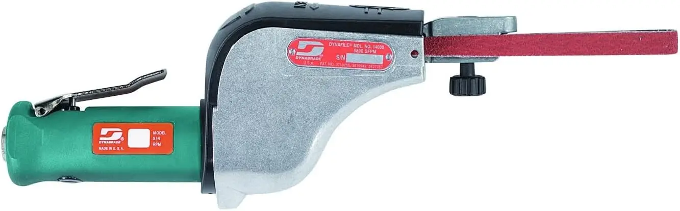 (14000) Dynafile Abrasive Belt Tool with Contact Arm (11218) | 0.5 hp 20,000 RPM Pneumatic Motor, Straight-Line | For 1/8"-1/2" (3-13 mm) Wide x 24" (610 mm) Long Belts
(14000) Dynafile Abrasive Belt Tool with Contact Arm (11218) | 0.5 hp 20,000 RPM Pneumatic Motor, Straight-Line | For 1/8"-1/2" (3-13 mm) Wide x 24" (610 mm) Long Belts