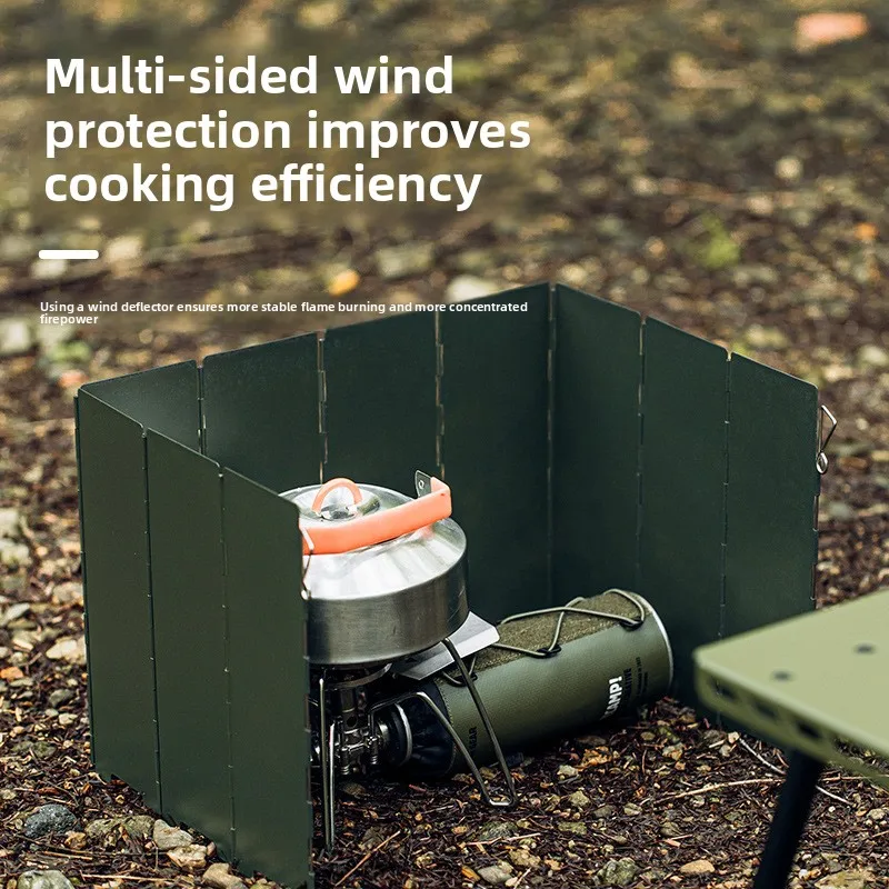 Foldable Camping Wind Shield, Portable Stove Wind Guard, Outdoor Gas Burner Wind Screen for Cassette Stove and Camping Cooking
Foldable Camping Wind Shield, Portable Stove Wind Guard, Outdoor Gas Burner Wind Screen for Cassette Stove and Camping Cooking