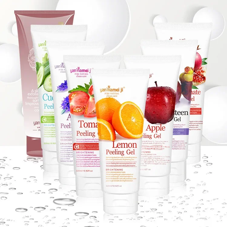 320ml Pomegranate Apple Cucumber Essence Facial Non-irritating Exfoliating Gel peeling gel skin care deep cleansing gel
320ml Pomegranate Apple Cucumber Essence Facial Non-irritating Exfoliating Gel peeling gel skin care deep cleansing gel