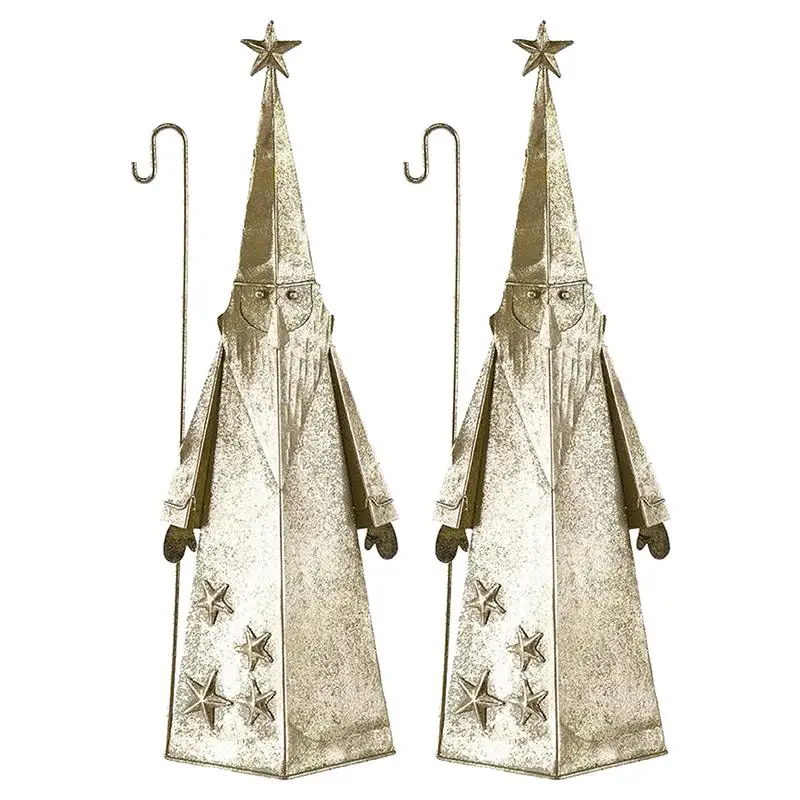 Festive Santa Décor, Set of 2, 6x3x16.3 Inch Holiday Ornaments for Home Decoration
Festive Santa Décor, Set of 2, 6x3x16.3 Inch Holiday Ornaments for Home Decoration
