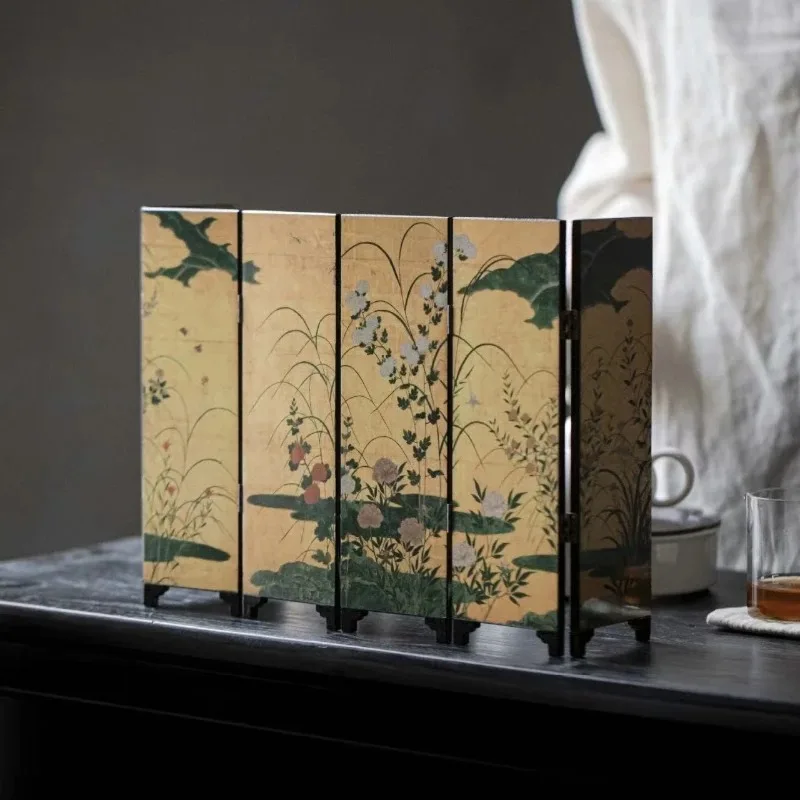 Tea Space Tea Table Double-sided Small Screen Ornament Chinese Style Retro Lacquer Ornament Tea Ceremony Accessories Gift Box
Tea Space Tea Table Double-sided Small Screen Ornament Chinese Style Retro Lacquer Ornament Tea Ceremony Accessories Gift Box