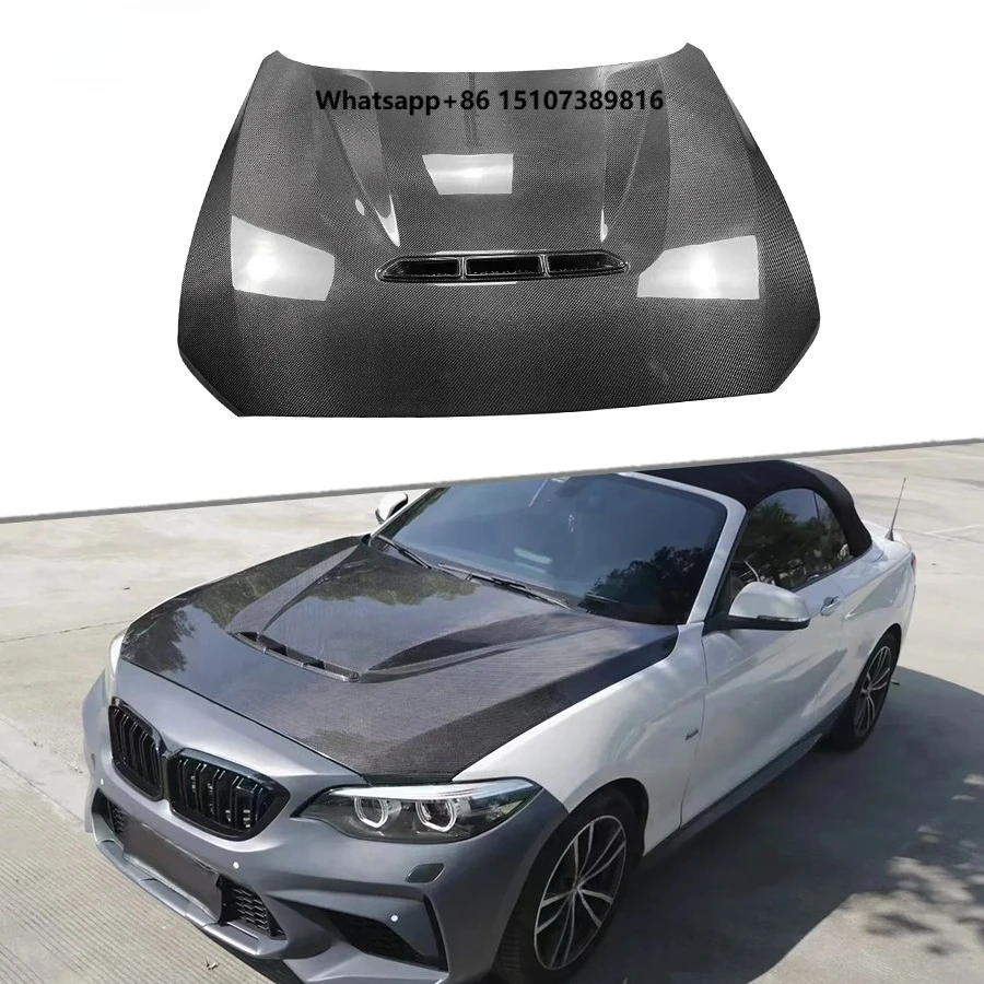 Dry Carbon Fiber CS Style Front Hood for M2 M2C F22 F87 2016-2021 Front Bonnet Engine Hood Car Styling
Dry Carbon Fiber CS Style Front Hood for M2 M2C F22 F87 2016-2021 Front Bonnet Engine Hood Car Styling