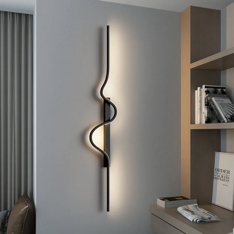 Modern Minimalist Living Room Sofa TV Background Wall Grille Strip Wall Lamp Minimalist Strip Creative Bedroom Bedside Lamp
Modern Minimalist Living Room Sofa TV Background Wall Grille Strip Wall Lamp Minimalist Strip Creative Bedroom Bedside Lamp