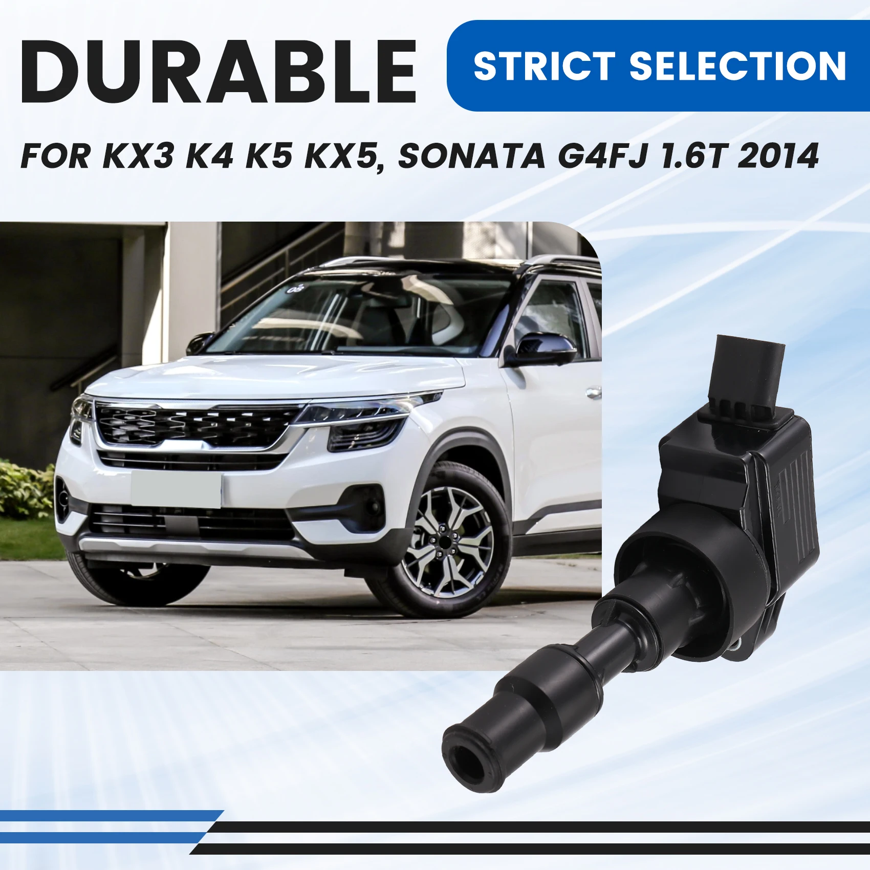 273012B140 27301-2B140 27301-2B140W Ignition Coil For Kia KX3 K4 K5 KX5 Sonata G4FJ 1.6T 2014-N29R
273012B140 27301-2B140 27301-2B140W Ignition Coil For Kia KX3 K4 K5 KX5 Sonata G4FJ 1.6T 2014-N29R