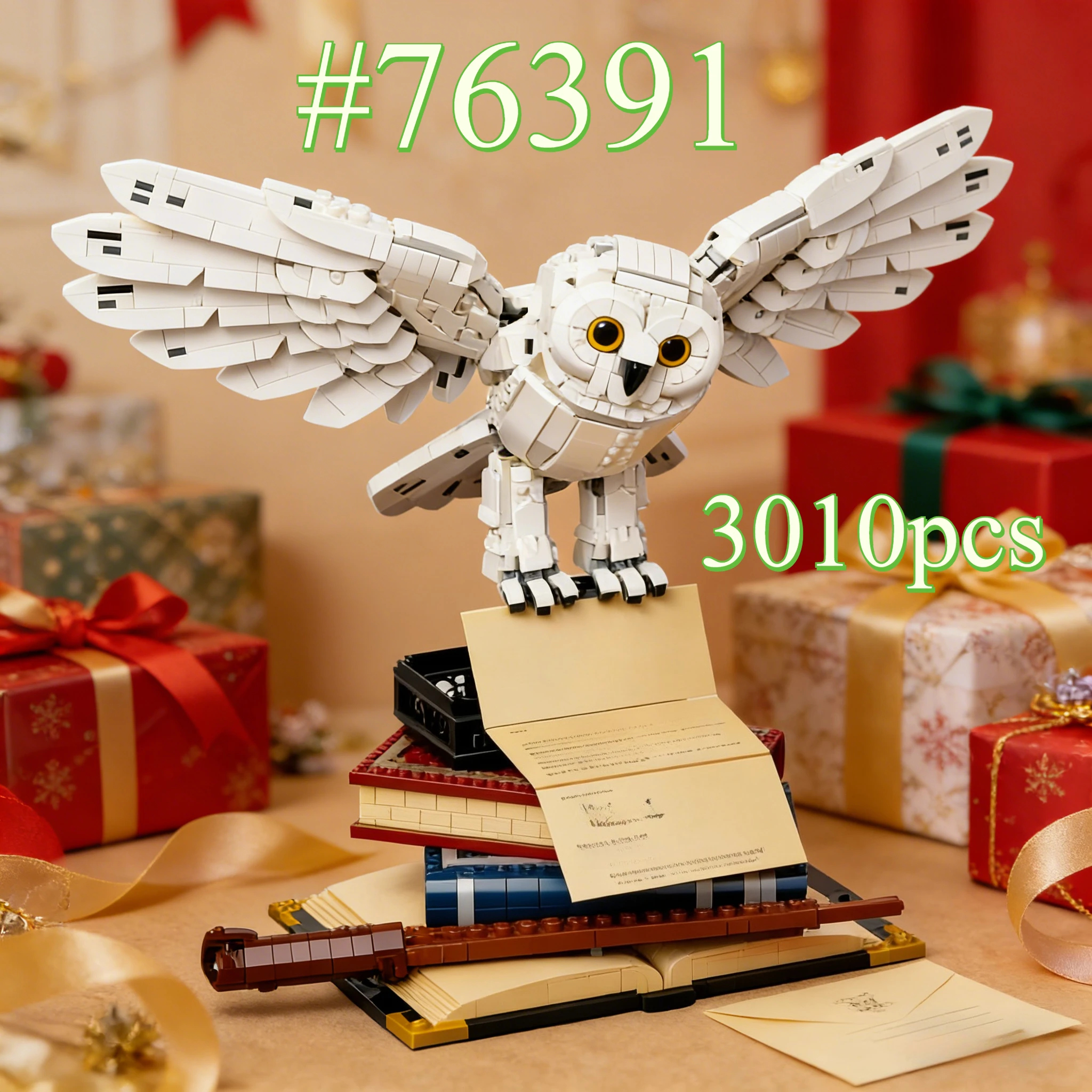 Наборы строительных блоков White Magic Owl Mode 76391, подходящие для рождественских подарков, не совместимы с частицами Legoed, 3010 шт.
Наборы строительных блоков White Magic Owl Mode 76391, подходящие для рождественских подарков, не совместимы с частицами Legoed, 3010 шт.