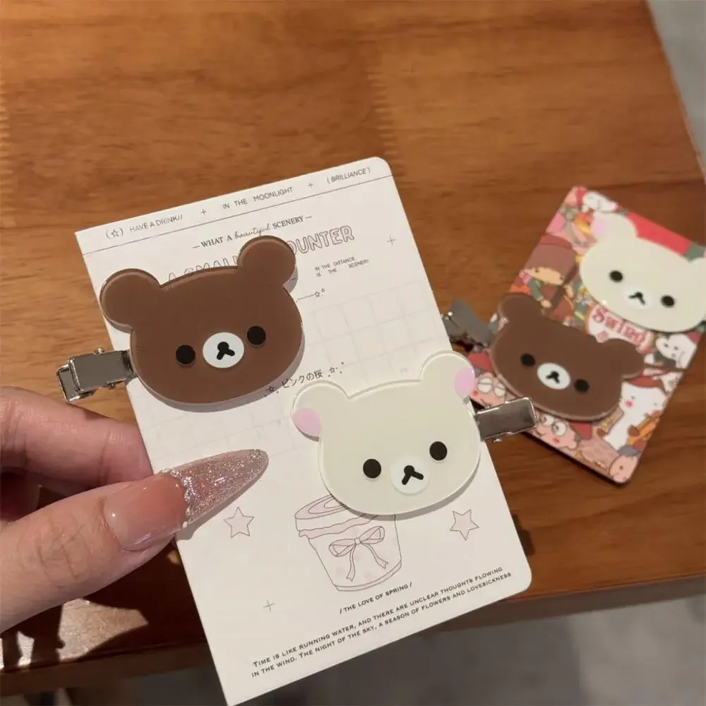 Cute Cartoon Rilakkuma Hairclip Girls Traceless Duckbill Clip Bang Side Clamp Sweet Hair Accessories Rilakkuma Hairclips Gifts 
Cute Cartoon Rilakkuma Hairclip Girls Traceless Duckbill Clip Bang Side Clamp Sweet Hair Accessories Rilakkuma Hairclips Gifts