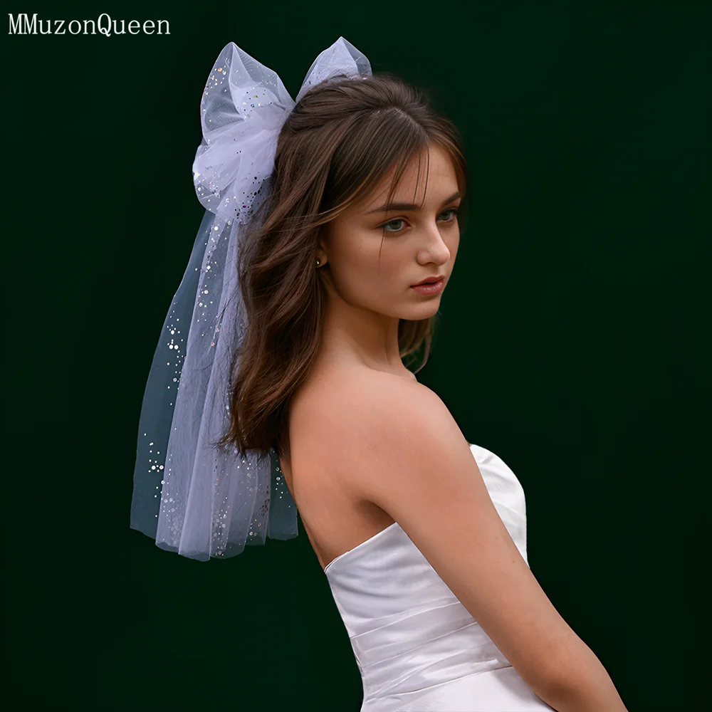 Элегантный и простой аксессуар для волос TOPQUEEN с бантом для свадебной вечеринки, короткая фата до плеч для детского праздничного костюма M111-W
Элегантный и простой аксессуар для волос TOPQUEEN с бантом для свадебной вечеринки, короткая фата до плеч для детского праздничного костюма M111-W