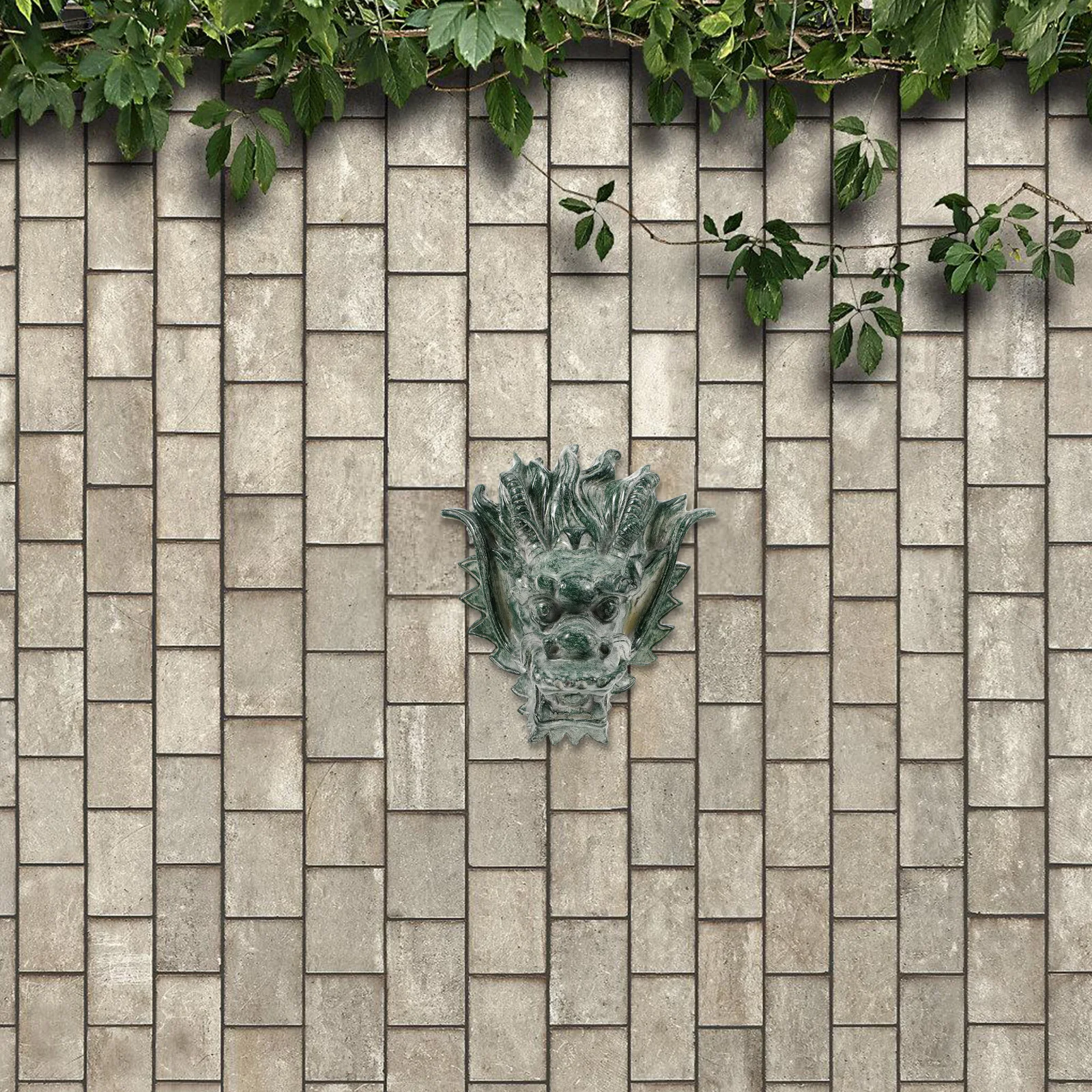 Large Resin Wall Fountain Outdoor Garden Villa Decor Dragon Head Water Feature Backyard Landscape Ornament Durable Flowing
Large Resin Wall Fountain Outdoor Garden Villa Decor Dragon Head Water Feature Backyard Landscape Ornament Durable Flowing