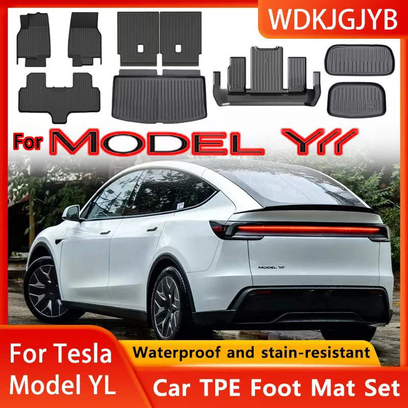 For New Tesla Model YL Launch 2026 LHD Car Floor Mats Cargo Liner Waterproof Anti-slip Trunk Mat TPE Pads Floor Mats Accessories
For New Tesla Model YL Launch 2026 LHD Car Floor Mats Cargo Liner Waterproof Anti-slip Trunk Mat TPE Pads Floor Mats Accessories
