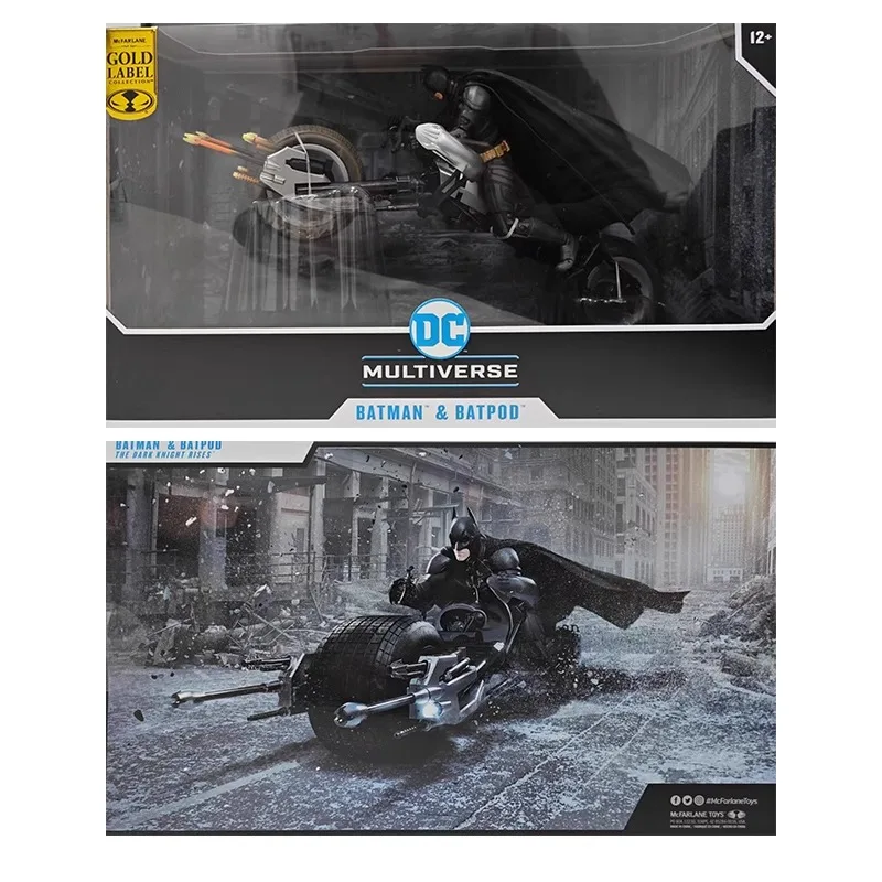McFarlane Authentic Batman and Motorcycle 1/10 Scale Poseable Figure Statue, Suitable for Boys, Girls and Children
McFarlane Authentic Batman and Motorcycle 1/10 Scale Poseable Figure Statue, Suitable for Boys, Girls and Children