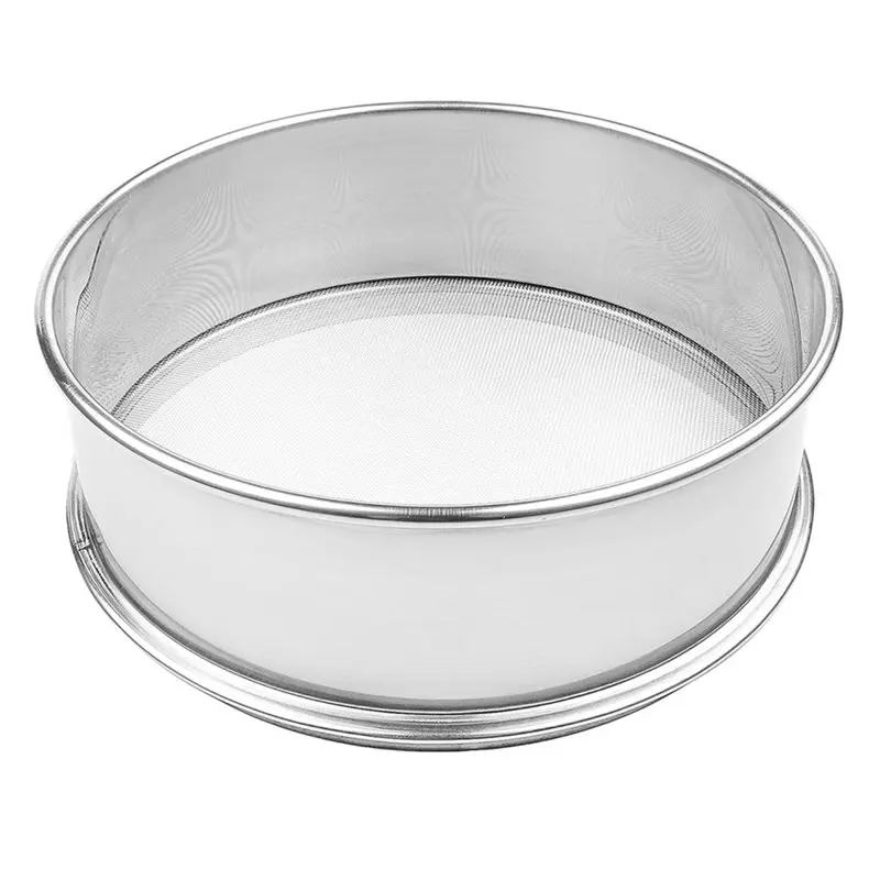 ABFI Stainless Steel Sieve For Baking Flour Sifter 8" Diameter Fine Mesh Round Design 30 Mesh(Hole Size 0.6Mm)
ABFI Stainless Steel Sieve For Baking Flour Sifter 8" Diameter Fine Mesh Round Design 30 Mesh(Hole Size 0.6Mm)