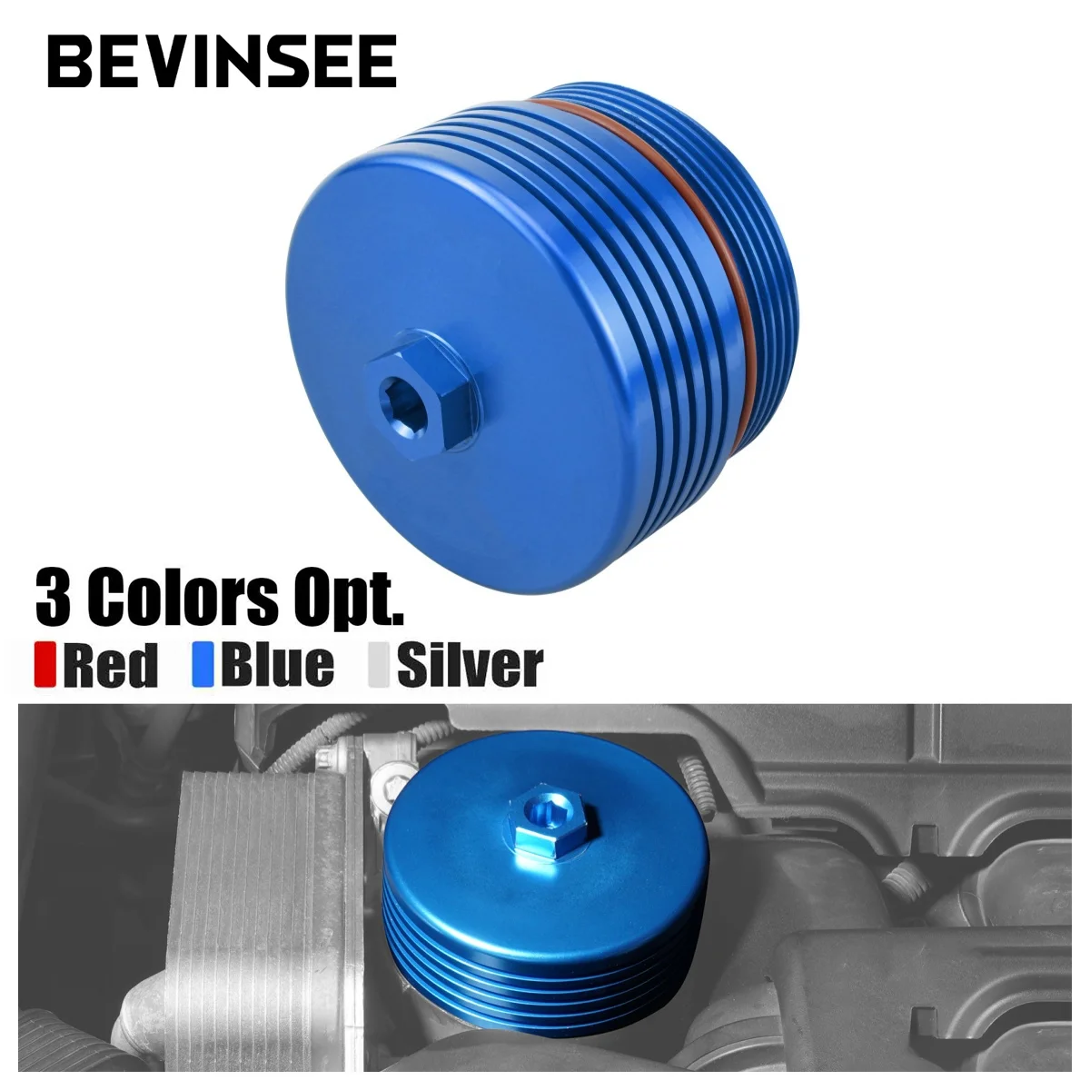 BEVINSEE Aluminum Oil Filter Housing Cover 11427525334 For BMW N52 N54 N55 E90 E91 E92 E87 E60 E65 F10 F20 F36 X1 X3 X5 Z4 E86
BEVINSEE Aluminum Oil Filter Housing Cover 11427525334 For BMW N52 N54 N55 E90 E91 E92 E87 E60 E65 F10 F20 F36 X1 X3 X5 Z4 E86
