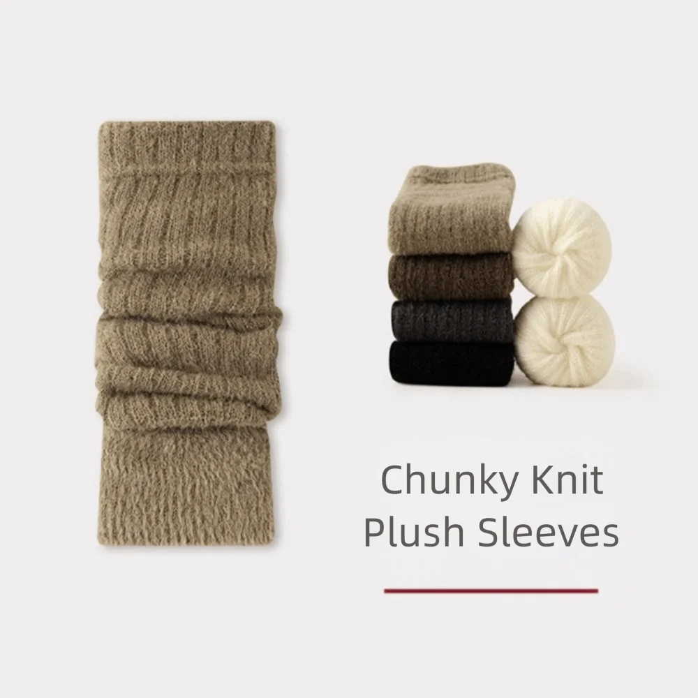 Long Wrist Arm Warmer Gloves Knitted Solid Color Fingerless Gloves Cold Proof Soft Stacked Half Finger Gloves Cold Weather
Long Wrist Arm Warmer Gloves Knitted Solid Color Fingerless Gloves Cold Proof Soft Stacked Half Finger Gloves Cold Weather