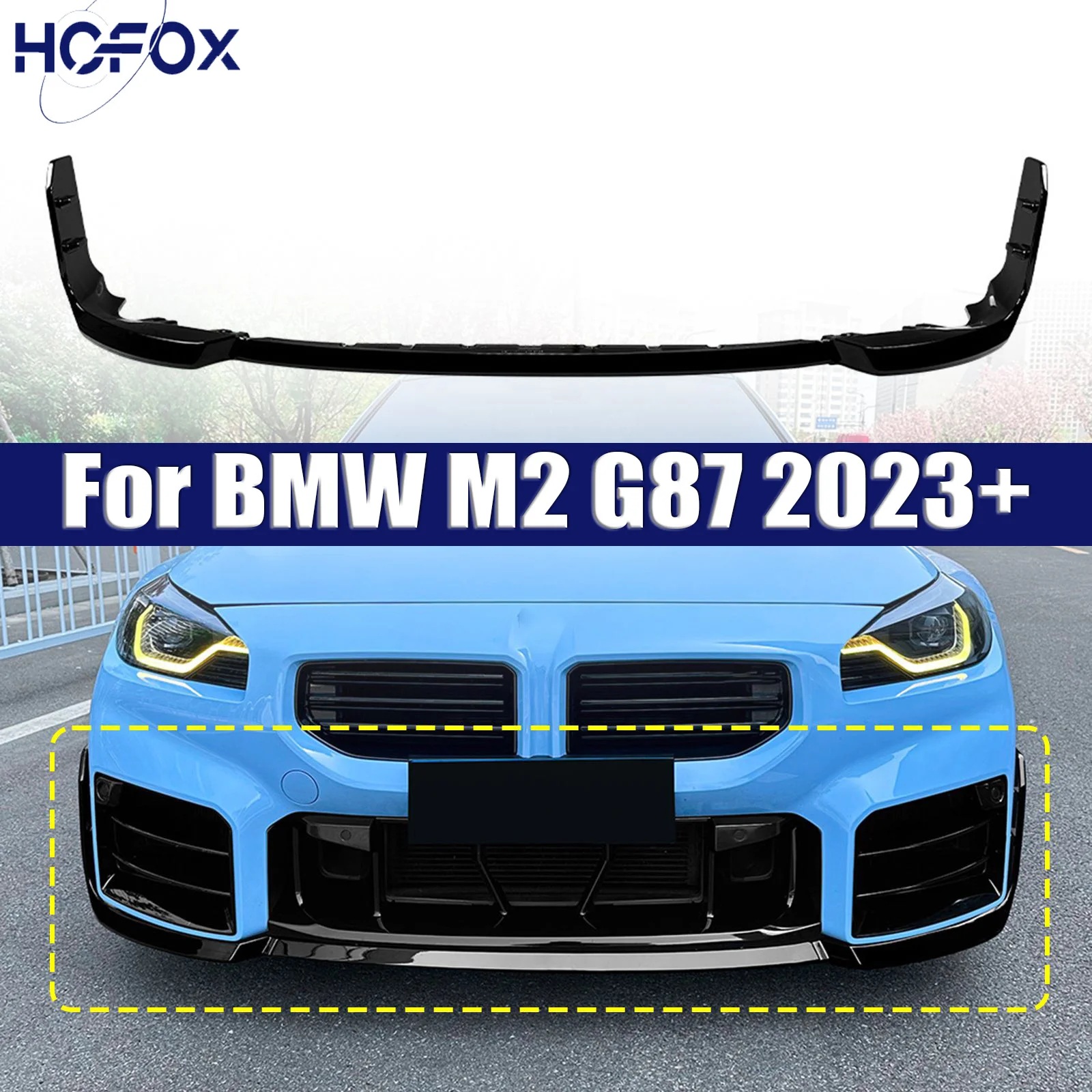 Front Bumper Lip Splitter Spoile Diffuser By ABS Body Kit Cover For BMW M2 G87 2023+
Front Bumper Lip Splitter Spoile Diffuser By ABS Body Kit Cover For BMW M2 G87 2023+