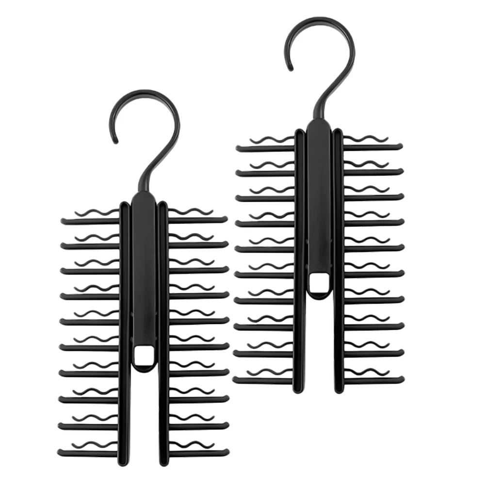 2 Pcs Closet Hanger Belt Organizer Hanger 20 Slots Foldable PP Closet Storage Home Display Clear Storage Cubes Rack Black
2 Pcs Closet Hanger Belt Organizer Hanger 20 Slots Foldable PP Closet Storage Home Display Clear Storage Cubes Rack Black