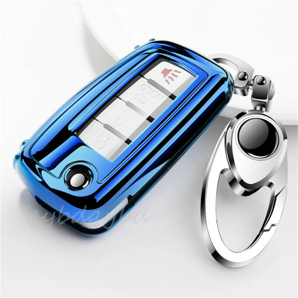 Soft TPU Flip Remote Smart Car Key Case Fob Cover Shell Skin Holder Bag Keychain Accessories For Nissan Rogue Sport 2014-2019
Soft TPU Flip Remote Smart Car Key Case Fob Cover Shell Skin Holder Bag Keychain Accessories For Nissan Rogue Sport 2014-2019