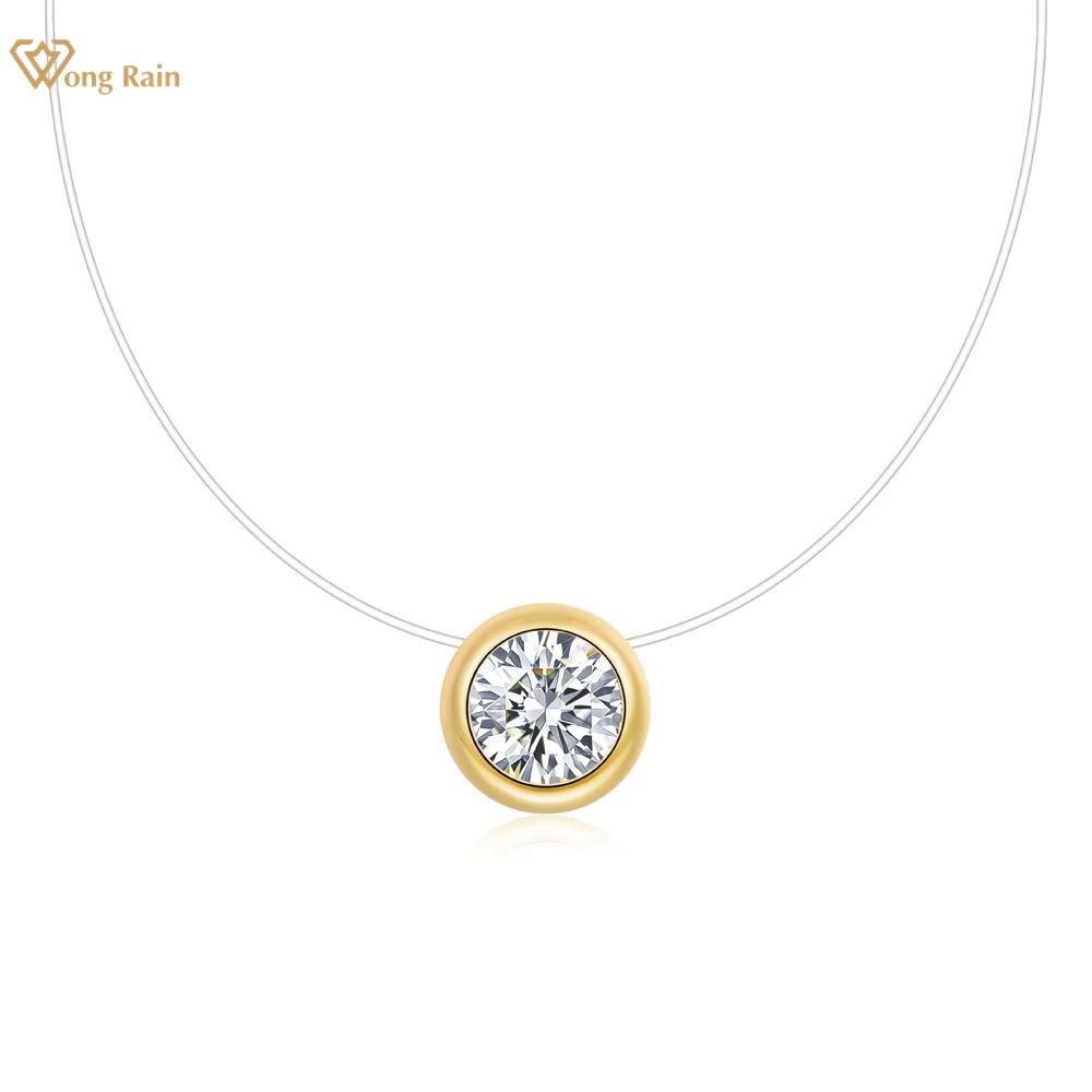 Wong Rain Solid 925 Sterling Silver VVS1 3EX D Round Cut 5-6.5MM Real Moissanite Diamonds Gems Pendant Necklace Fine Jewelry GRA
Wong Rain Solid 925 Sterling Silver VVS1 3EX D Round Cut 5-6.5MM Real Moissanite Diamonds Gems Pendant Necklace Fine Jewelry GRA