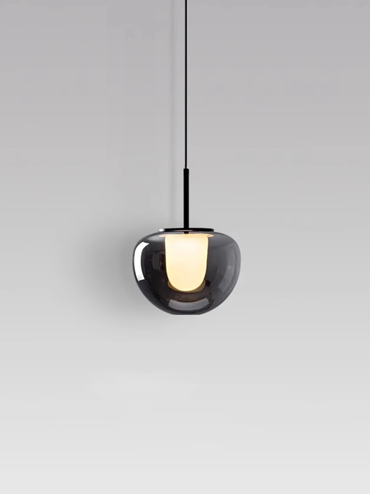 Italian bedside pendant light minimalist living room background wall dining room bar counter smoke grey glass pendant light
Italian bedside pendant light minimalist living room background wall dining room bar counter smoke grey glass pendant light