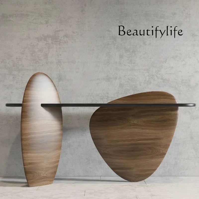 56 Nordic paint entrance table solid wood walnut color entrance hall cabinet table simple decoration table
56 Nordic paint entrance table solid wood walnut color entrance hall cabinet table simple decoration table