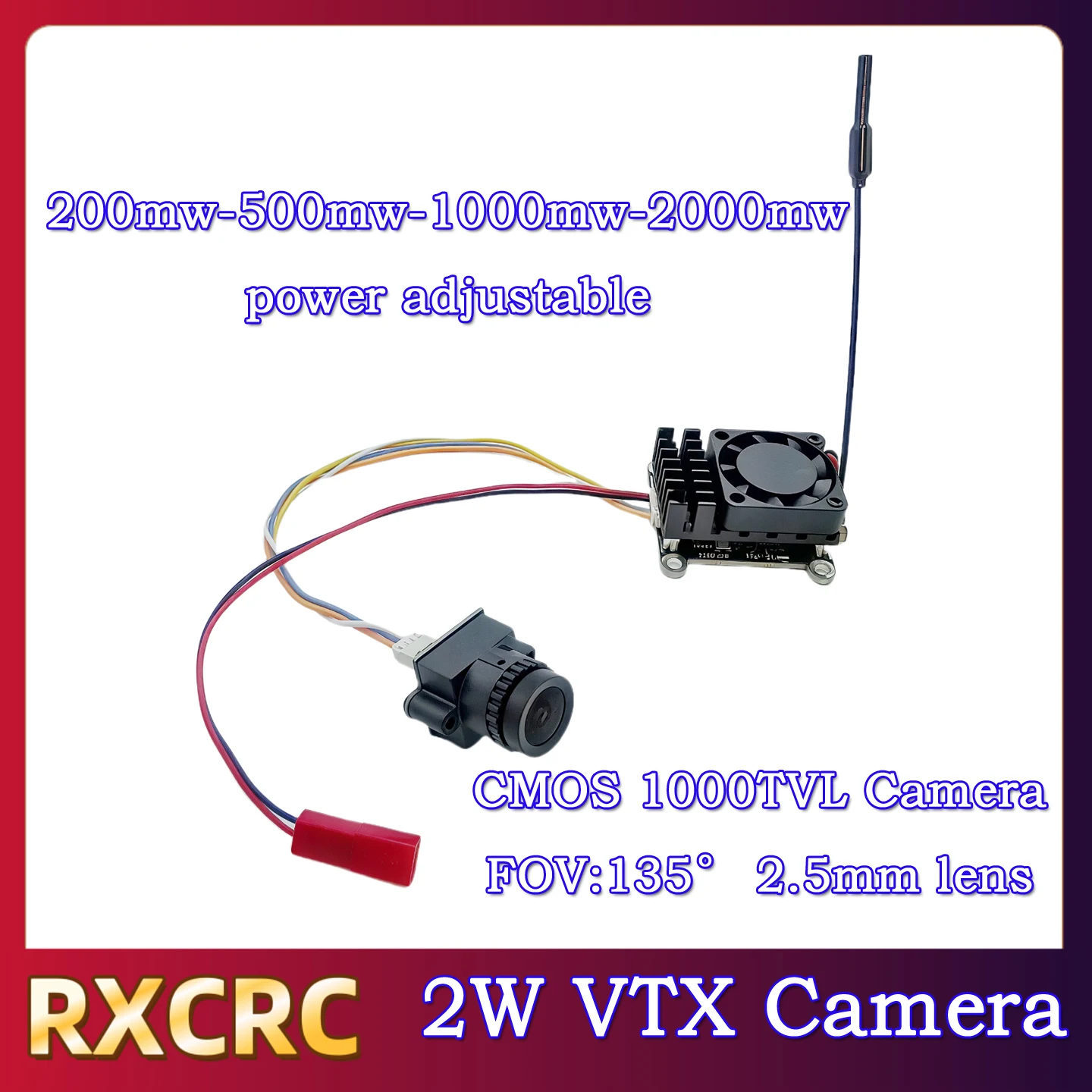RXCRC 5,8G FPV 2000 мВт видеопередатчик VTX и CMOS 1/4 1000TVL камера FOV 135 ° Костюм для RC FPV дрона дальнего действия с неподвижным крылом
RXCRC 5,8G FPV 2000 мВт видеопередатчик VTX и CMOS 1/4 1000TVL камера FOV 135 ° Костюм для RC FPV дрона дальнего действия с неподвижным крылом