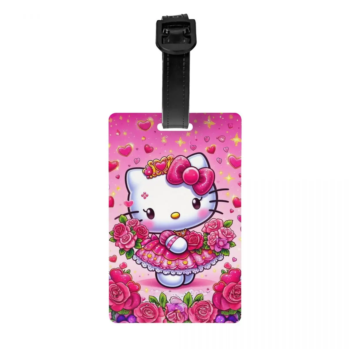 Cute Cartoon Cat Hello Kitty Luggage Tags for Suitcases Privacy Cover ID Label
Cute Cartoon Cat Hello Kitty Luggage Tags for Suitcases Privacy Cover ID Label