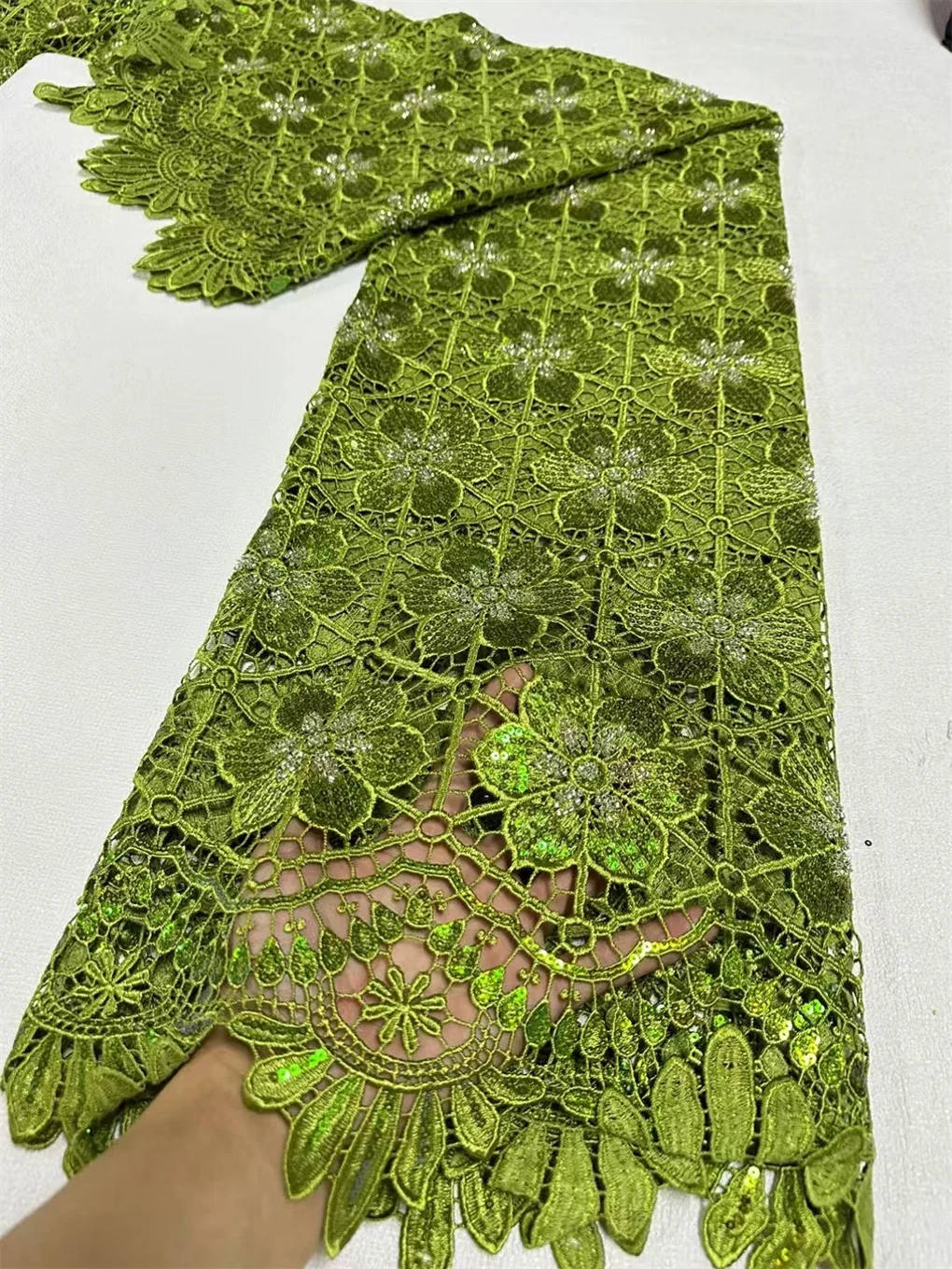Fashion Guipure Lace Fabrics 2024 High Quality Lace African Cord Lace For Wedding Dress Senegal Style Swiss Voile Lace Fabrics
Fashion Guipure Lace Fabrics 2024 High Quality Lace African Cord Lace For Wedding Dress Senegal Style Swiss Voile Lace Fabrics