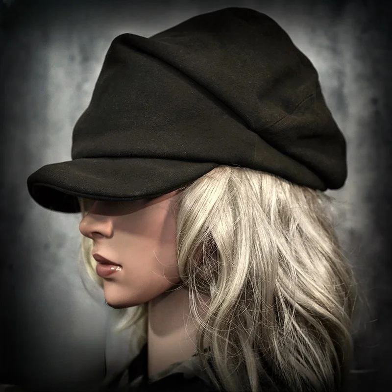 Vintage leather pile hat peaked men's pleated octagonal female painter Newspaper-boy Bailey everything
Vintage leather pile hat peaked men's pleated octagonal female painter Newspaper-boy Bailey everything