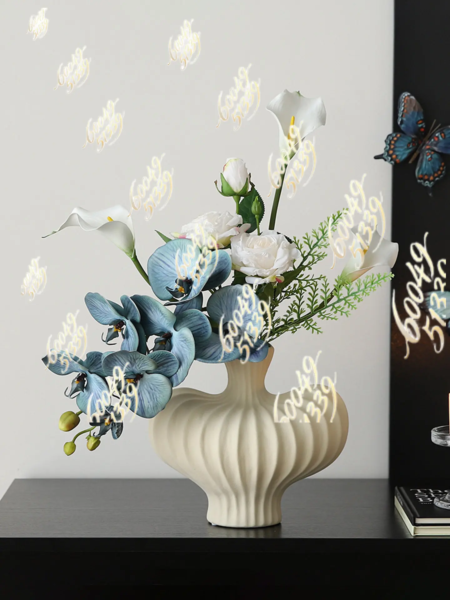 High-End Realistic Artificial Phalaenopsis Bouquet, Decorative Faux Floral Arrangement for Home, Living Room & Dining Table
High-End Realistic Artificial Phalaenopsis Bouquet, Decorative Faux Floral Arrangement for Home, Living Room & Dining Table