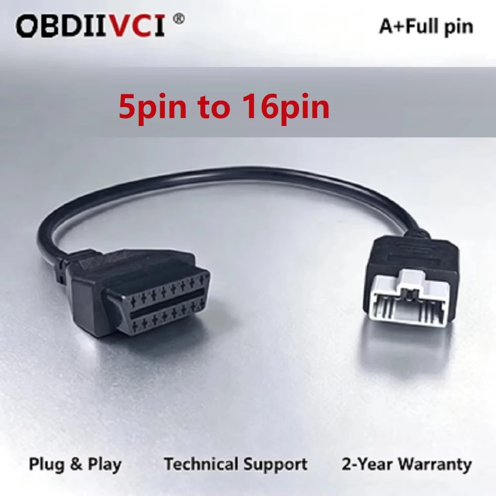 High Quality 3Pin 5Pin to 16Pin OBD2 Adapter Diagnostic Cable For Honda Vehicles
High Quality 3Pin 5Pin to 16Pin OBD2 Adapter Diagnostic Cable For Honda Vehicles