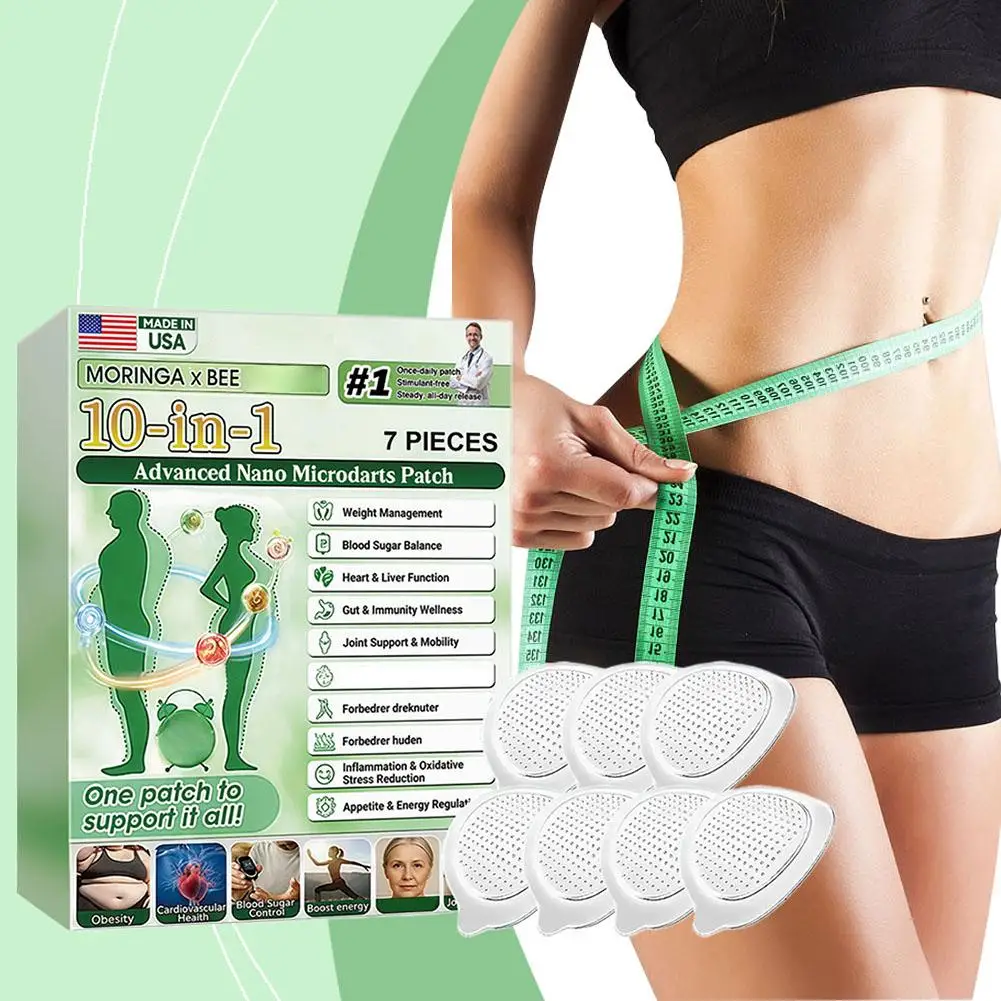Advanced Nano Microneedle Firming Sticker - Moringa x Bee Weight Support Skin Firming Body Shaping Patch Daily Figure Line Care
Advanced Nano Microneedle Firming Sticker - Moringa x Bee Weight Support Skin Firming Body Shaping Patch Daily Figure Line Care