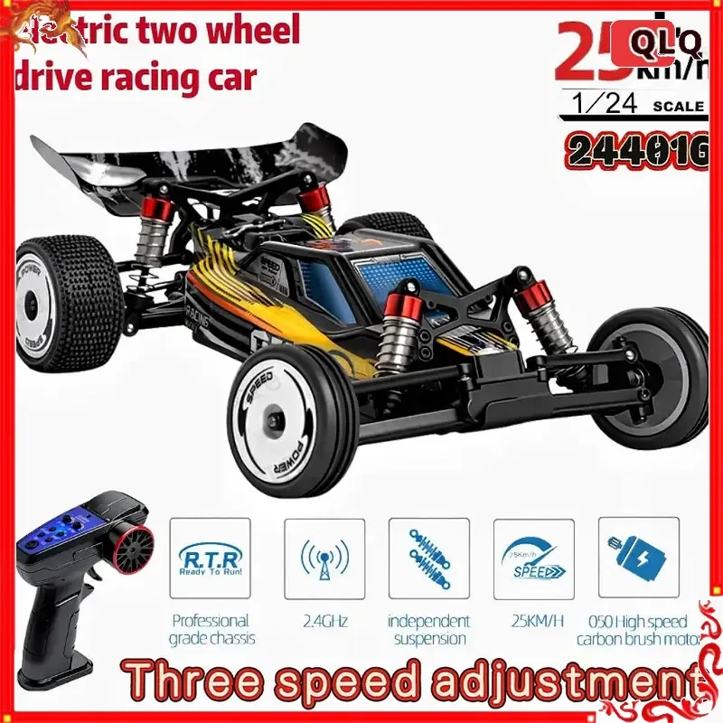 NEW WLtoys 244016 High Speed Remote Control Car 1/24 Scale 2WD Drift Racing Toy 2.4G All Terrain 25KM/H Christmas Gift
NEW WLtoys 244016 High Speed Remote Control Car 1/24 Scale 2WD Drift Racing Toy 2.4G All Terrain 25KM/H Christmas Gift