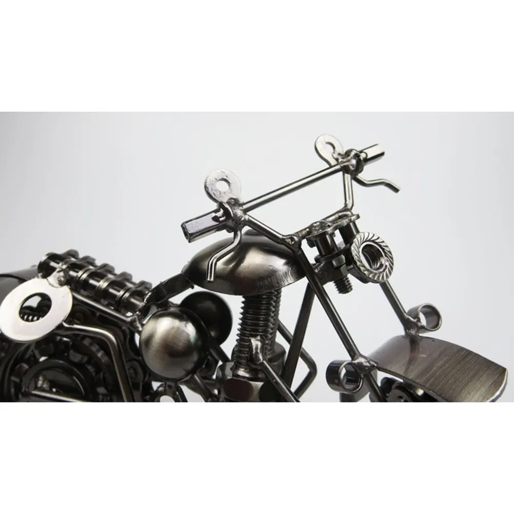 Hand Soldering Wrought Iron Motorcycle Bronze Tone Moveable Wheels Collection Home Decor Ornaments for Motorcycle Lovers
Hand Soldering Wrought Iron Motorcycle Bronze Tone Moveable Wheels Collection Home Decor Ornaments for Motorcycle Lovers