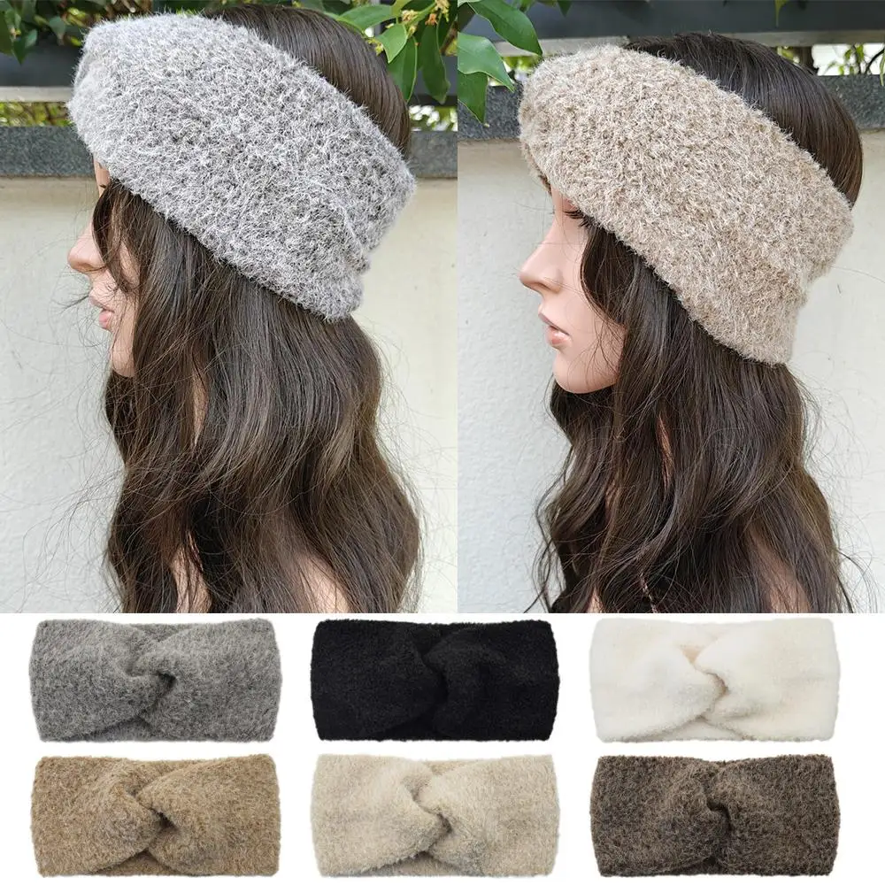 Тюрбан с витым узлом, повязка на голову с широкими краями, плюшевая повязка на голову с крестом, вязаные аксессуары для волос, мягкие пушистые грелки для ушей, уличные головные уборы 
Тюрбан с витым узлом, повязка на голову с широкими краями, плюшевая повязка на голову с крестом, вязаные аксессуары для волос, мягкие пушистые грелки для ушей, уличные головные уборы