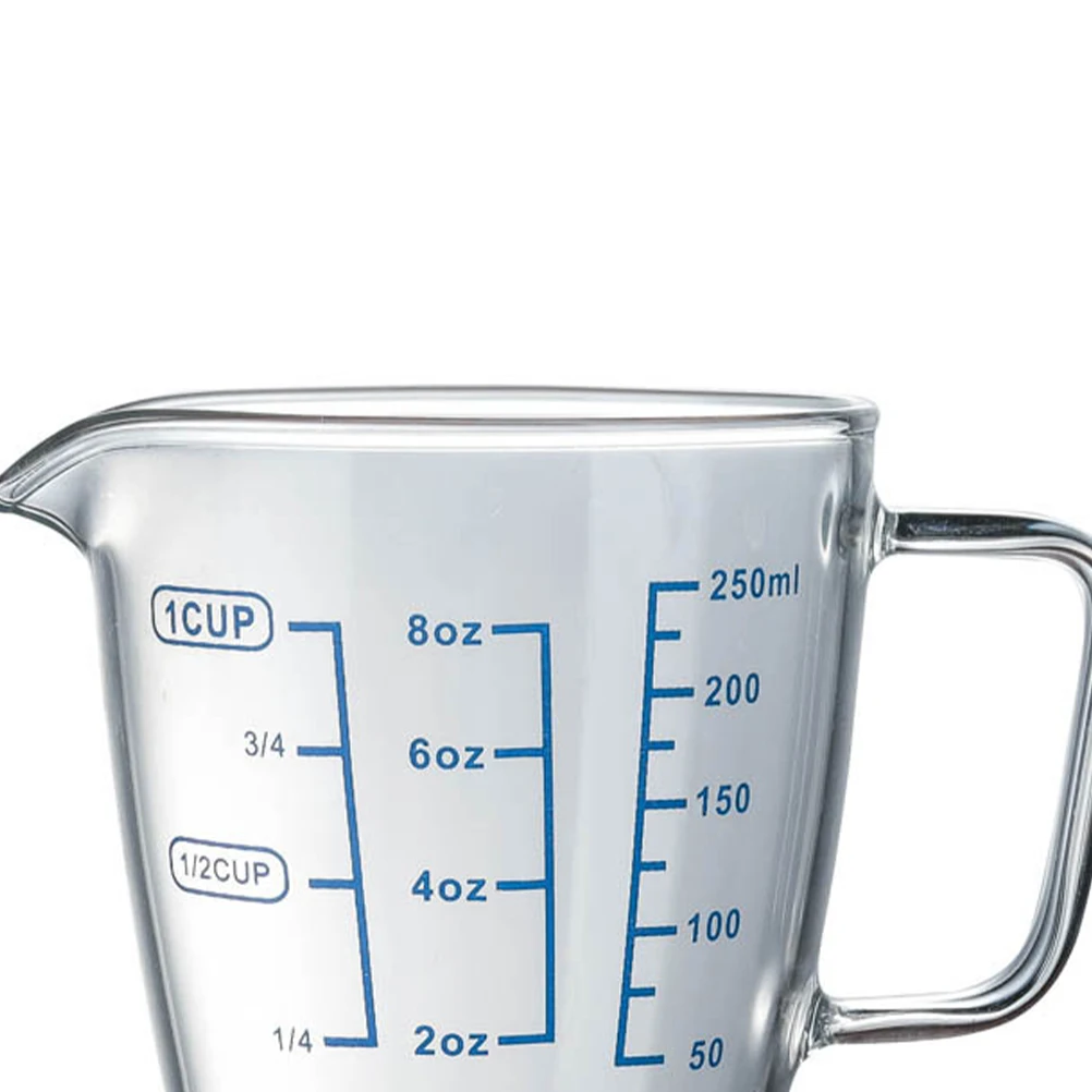 250 Ml Measuring Cup Cups Temperature Resistant Glass Portable High Borosilicate with Scale Micro-wave Oven
250 Ml Measuring Cup Cups Temperature Resistant Glass Portable High Borosilicate with Scale Micro-wave Oven