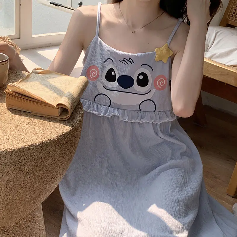 Аниме периферийные устройства Дисней, милый мультфильм, платье-комбинация, тонкие летние женские удобные пижамы, домашняя одежда, которую можно носить на улице
Аниме периферийные устройства Дисней, милый мультфильм, платье-комбинация, тонкие летние женские удобные пижамы, домашняя одежда, которую можно носить на улице